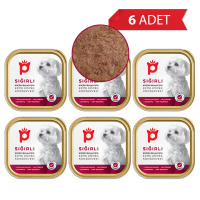 Petlebi Sığırlı Küçük Irklar İçin Ezme Köpek Konservesi 100gr (6 Adet)