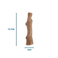Petstages Dogwood Ahşap Lifli Köpek Çiğneme Oyuncağı 13,7x2cm (Kahverengi) [S]