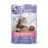 Plaisir Pouch Sos İçinde Somonlu ve Morina Balıklı Kısırlaştırılmış Kedi Konservesi 100gr