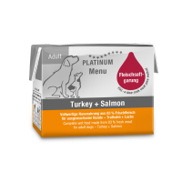 PLATINUM Hindili ve Somonlu Köpek Konservesi 90gr