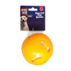 Playfull Sesli Kemik Desenli Plastik Top Köpek Oyuncağı 7,5cm (Karışık Renkli)