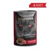 ProChoice Kuzu Etli Şekersiz Tahılsız Ezme Yetişkin Kedi Konservesi 400gr (6 Adet)