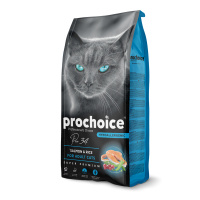 ProChoice 34 Somonlu ve Pirinçli Düşük Tahıllı Yetişkin Kedi Maması 15kg