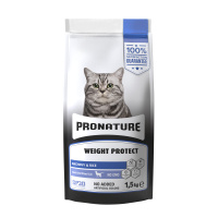 Pronature Kilo Kontrolü için Hamsili ve Pirinçli Kısırlaştırılmış Kedi Maması 1,5kg