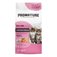 Pronature Tavuklu ve Pirinçli Yavru Kedi Maması 1,5kg