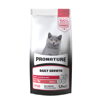 Pronature Tavuklu ve Pirinçli Yavru Kedi Maması 1,5kg