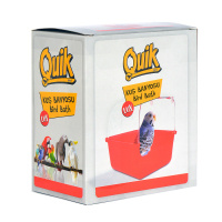 Quik Kuş Banyosu (Kırmızı) 2,5x12x13cm