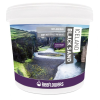 ReeFlowers Iceland Black Doğal Akvaryum Kumu 1-2mm 25kg Siyah