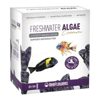ReeFlowers Freshwater Algae Cream Malawi ve Tanganyika Cichlid Balıkları için Akvaryum Jel Yemi 20x5