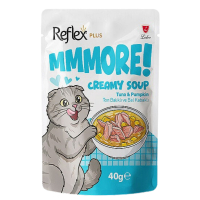 Reflex Plus MMMORE Ton Balıklı ve Bal Kabaklı Kremalı Kedi Çorbası 40gr