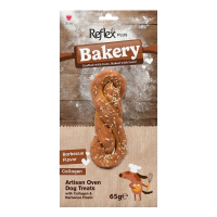 Reflex Plus Bakery Barbekü Aromalı Düğümlü Burgu Köpek Ödül Maması 65gr