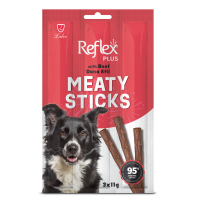 Reflex Plus Meaty Sticks Dana Etli Çubuk Köpek Ödül Maması 11gr (3'lü)