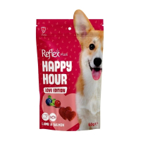 Reflex Plus Happy Hour Love Edition Kuzu ve Somonlu Köpek Ödül Maması 60gr