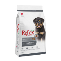 Reflex Kuzu Etli ve Pirinçli Yavru Köpek Maması 3kg