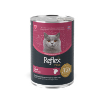 Reflex Plus Jöle İçinde Parça Kuzu Etli Yetişkin Kedi Konservesi 400gr