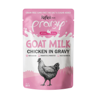 Reflex Plus Pramy Goat Milk Sos İçinde Keçi Sütlü ve Tavuklu Kedi Konservesi 60gr