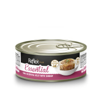 Reflex Plus Essential Ton Balıklı ve Karidesli Jel Yetişkin Kedi Konservesi 70gr