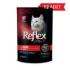 Reflex Plus Pouch Sos İçinde Parça Kuzu Etli Kedi Konservesi 100gr (12 Adet)