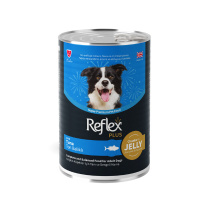 Reflex Plus Jöle İçinde Parça Etli Ton Balıklı Yetişkin Köpek Konservesi 400gr