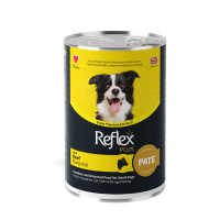 Reflex Plus Parça Dana Etli Ezme Yetişkin Köpek Konservesi 395gr