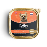 Reflex Plus Bal Kabaklı ve Kuzulu Küçük Irk Ezme Yetişkin Köpek Konservesi 85gr