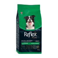 Reflex Plus Hipoalerjenik Tavuklu Orta ve Büyük Irk Yetişkin Köpek Maması 12kg