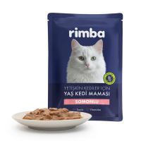 Rimba Jöle İçinde Parça Somon Balıklı Tahılsız Kedi Konservesi 85gr