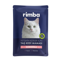 Rimba Jöle İçinde Parça Somon Balıklı Kedi Konservesi 85gr