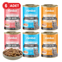 Rimba Sos İçinde Karışık Çeşitli Kedi Konservesi 400gr (6 Adet)