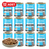 Rimba Sos İçinde Parçalı Ton Balıklı Kedi Konservesi 400gr (12 Adet)