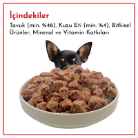 Rimba Sos İçinde Parçalı Kuzulu Köpek Konservesi 400gr