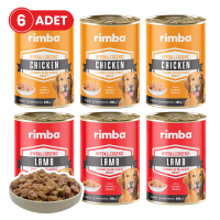 Rimba Sos İçinde Karışık Çeşitli Köpek Konservesi 400gr (6 Adet)