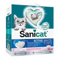 Sanicat Active White Lotus Çiçeği Kokulu Süper Topaklanan Kedi Kumu 10lt