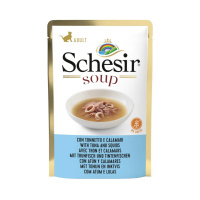 Schesir Ton Balıklı ve Kalamarlı Tahılsız Yetişkin Kedi Çorbası 85gr