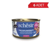 Schesir Suda Pişirilmiş Ringa ve Ton Balıklı Kedi Konservesi 85gr (6 Adet)