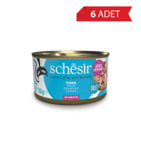 Schesir Suda Pişirilmiş Ton Balıklı Kedi Konservesi 85gr (6 Adet)