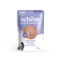 Schesir Complete Ton Balıklı ve Orfoz Balıklı Yetişkin Kedi Yaş Maması 85gr