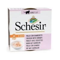 Schesir Tavuklu ve Karidesli Kedi Konservesi 70gr