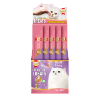 SmartHeart Kalamarlı Krema Kedi Ödül Maması 15gr (36'lı)