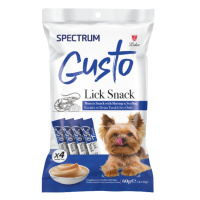 Spectrum Gusto Lick Snack Karidesli ve Deniz Taraklı Krema Köpek Ödül Maması 15gr (4'lü)