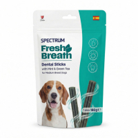Spectrum Fresh Breath Dental Sticks Naneli ve Yeşil Çaylı Orta Irk Köpek Ödül Maması 180gr (7'li)