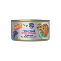 Supreme Cat Purrfect Tiftiklenmiş Ton Balıklı ve Somonlu Yetişkin Kedi Konservesi 70gr