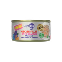Supreme Cat Purrfect Tiftiklenmiş Tavuk Göğsü ve Somonlu Yetişkin Kedi Konservesi 70gr