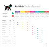 Tailpetz Air-Mesh Küçük Irk Köpek Göğüs Tasması 36-44cm (Siyah) [S]