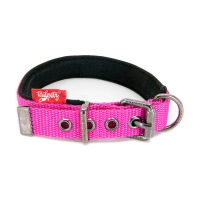 Tailpetz Comfy Yumuşak Dokulu Köpek Boyun Tasması (Fuşya) [S]