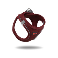 Tailpetz Air-Mesh Harness Köpek Göğüs Tasması (Bordo) [S]