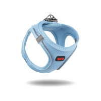 Tailpetz Air-Mesh Küçük Irk Köpek Göğüs Tasması 48-54cm (Açık Mavi) [L]