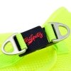 Tailpetz Air-Mesh Küçük Irk Köpek Göğüs Tasması 32-36cm (Neon Sarı) [XS]