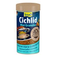 Tetra Cichlid Mini Granules Küçük Çiklitler İçin Mini Granül Balık Yemi 250ml 110gr