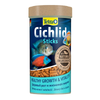 Tetra Cichlid Sticks Akvaryum Büyük Çiklit Balığı Çubuk Yemi 250ml 75gr